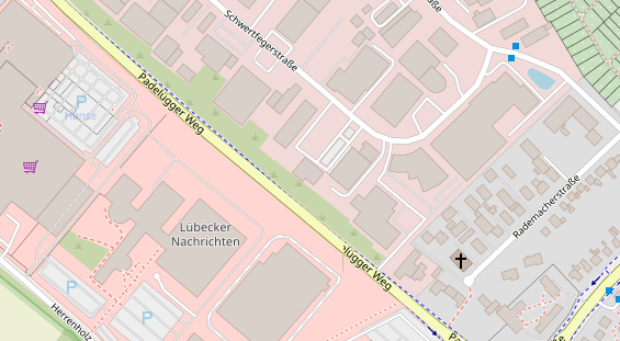 KFZ Werkstatt auf Satellitenbild