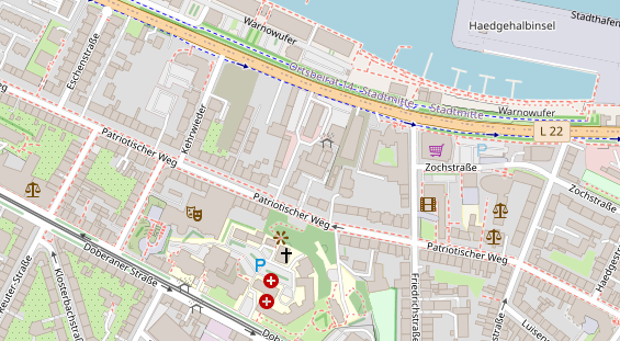 KFZ Werkstatt auf Satellitenbild