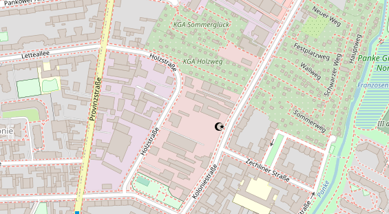 KFZ Werkstatt auf Satellitenbild