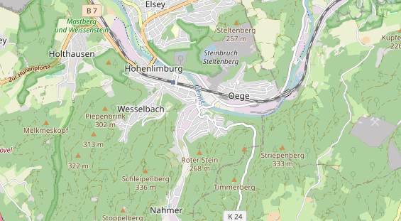 KFZ Werkstatt auf Karte