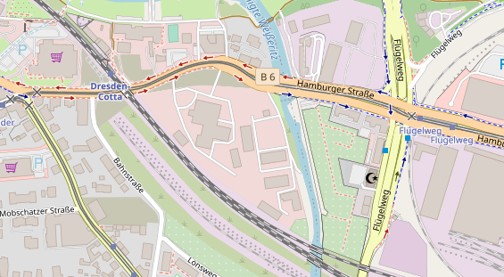 KFZ Werkstatt auf Satellitenbild
