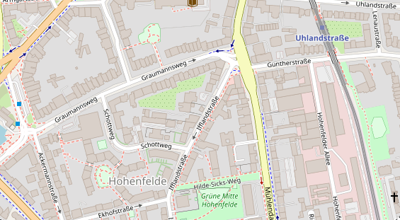 KFZ Werkstatt auf Satellitenbild