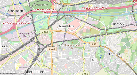 KFZ Werkstatt auf Karte