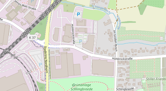 KFZ Werkstatt auf Satellitenbild