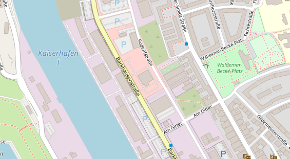 KFZ Werkstatt auf Satellitenbild