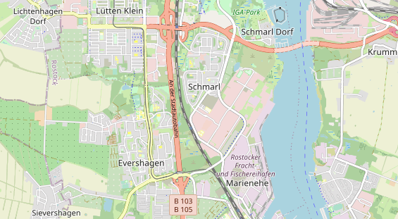 KFZ Werkstatt auf Karte