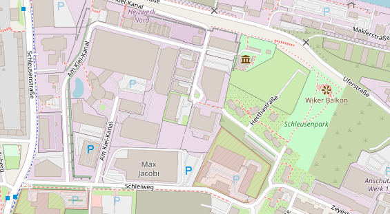 KFZ Werkstatt auf Satellitenbild