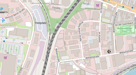 KFZ Werkstatt auf Satellitenbild