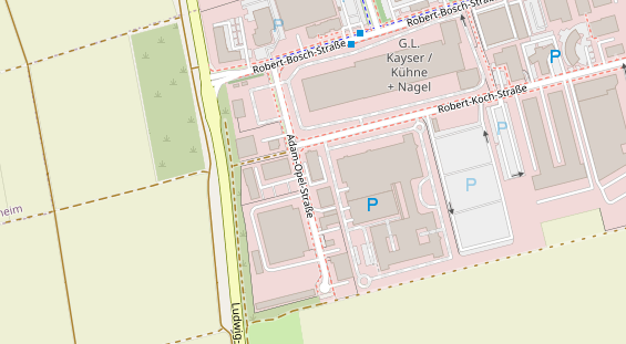 KFZ Werkstatt auf Satellitenbild
