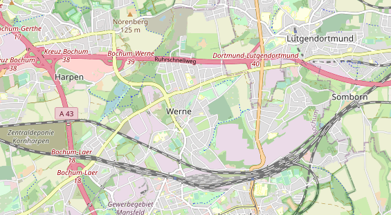 KFZ Werkstatt auf Karte