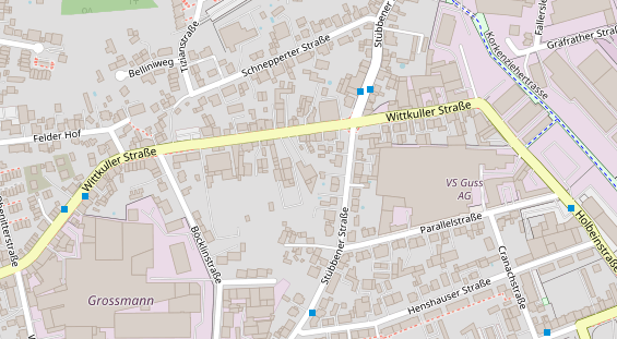 KFZ Werkstatt auf Satellitenbild