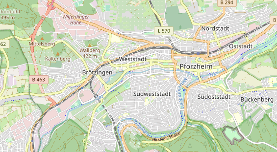 KFZ Werkstatt auf Karte