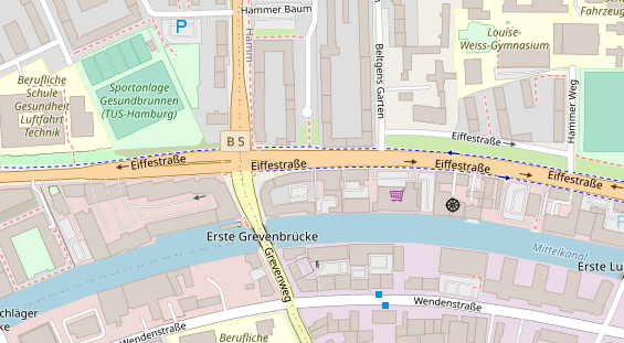 KFZ Werkstatt auf Karte