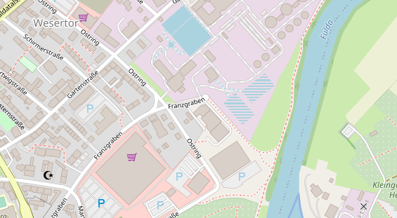 KFZ Werkstatt auf Satellitenbild