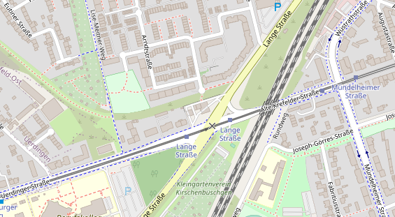 KFZ Werkstatt auf Satellitenbild