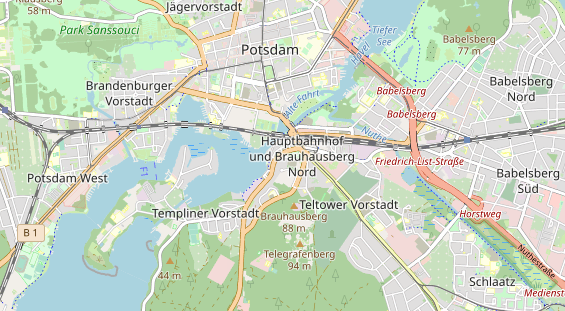 KFZ Werkstatt auf Karte