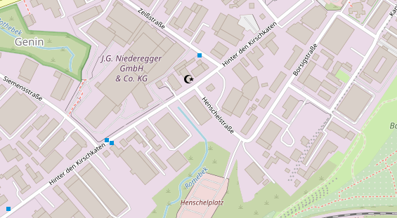 KFZ Werkstatt auf Satellitenbild