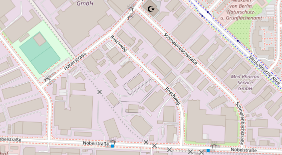 KFZ Werkstatt auf Karte