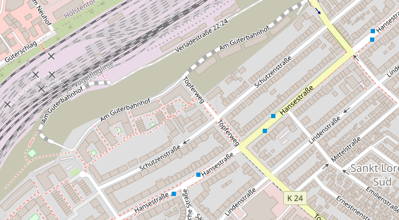 KFZ Werkstatt auf Satellitenbild