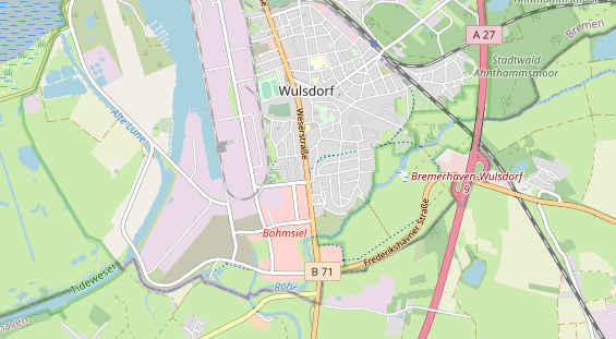 KFZ Werkstatt auf Karte