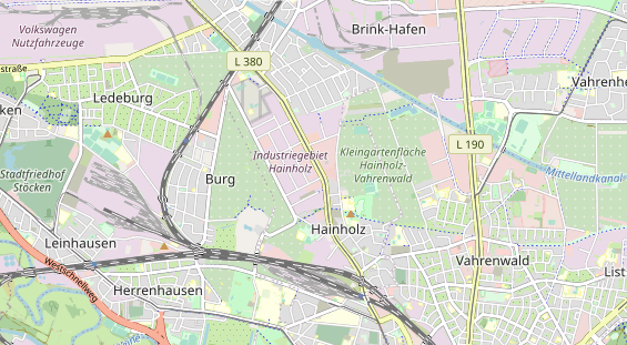 KFZ Werkstatt auf Karte